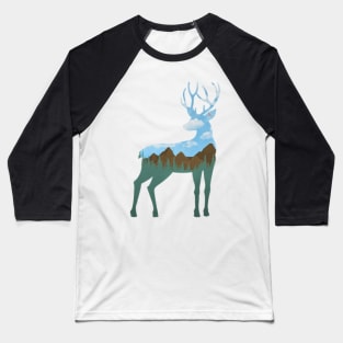 Forest Deer Baseball T-Shirt